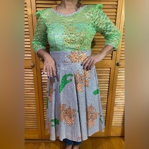 Bright, handmade dress (One-of-a-kind!)